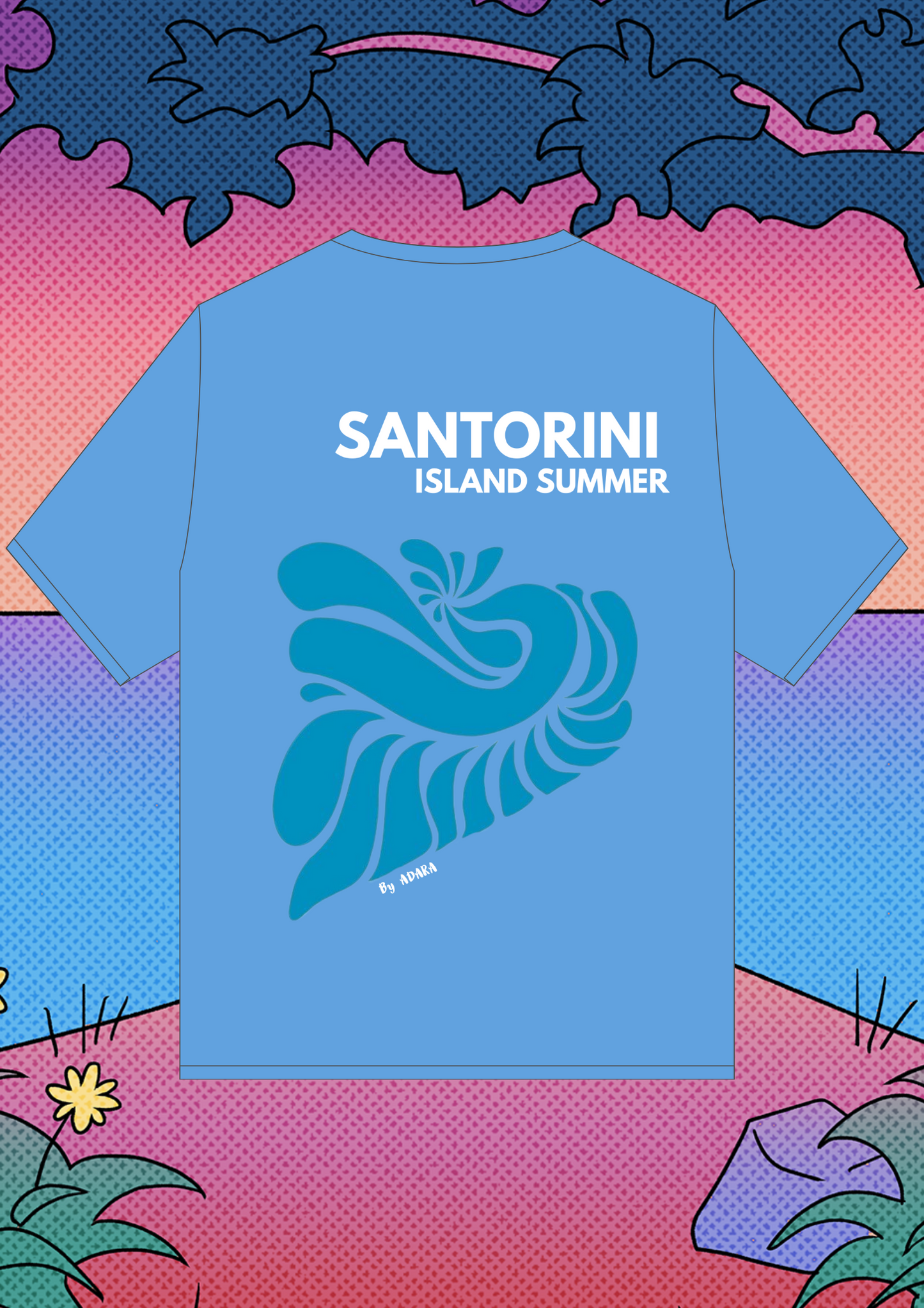 Tee shirt SANTORINI