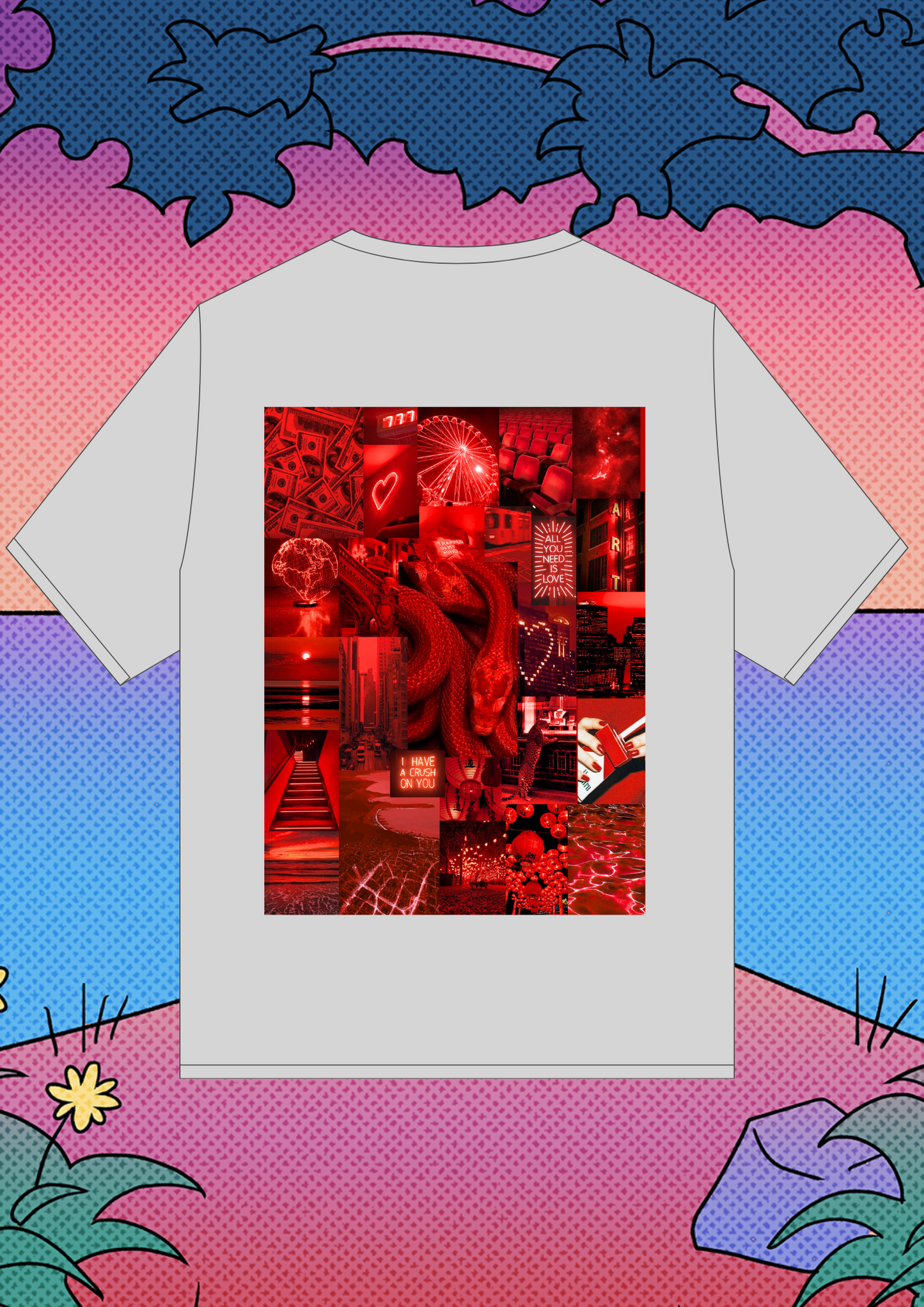 Tee shirt Red Light