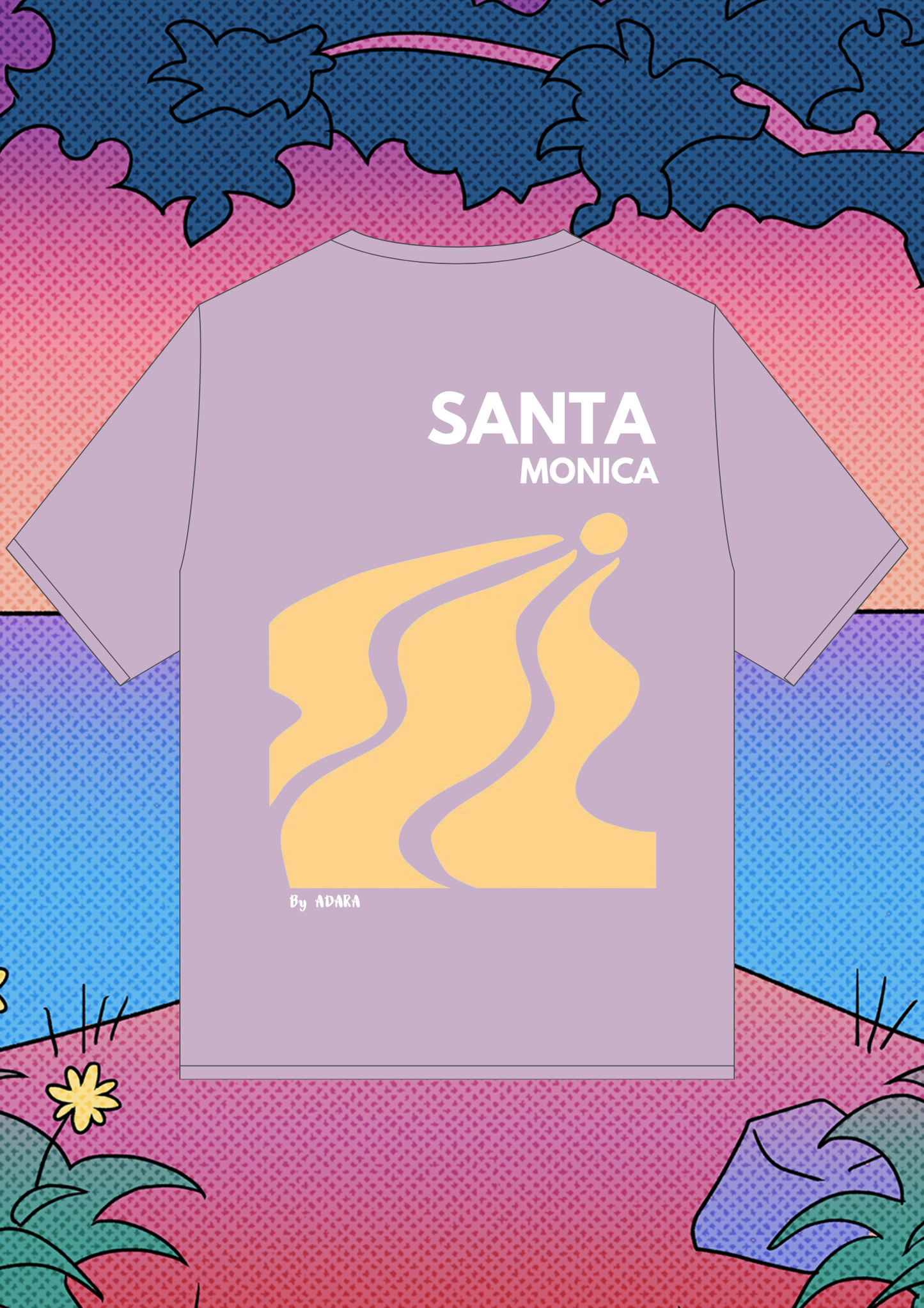 Tee shirt Santa Monica