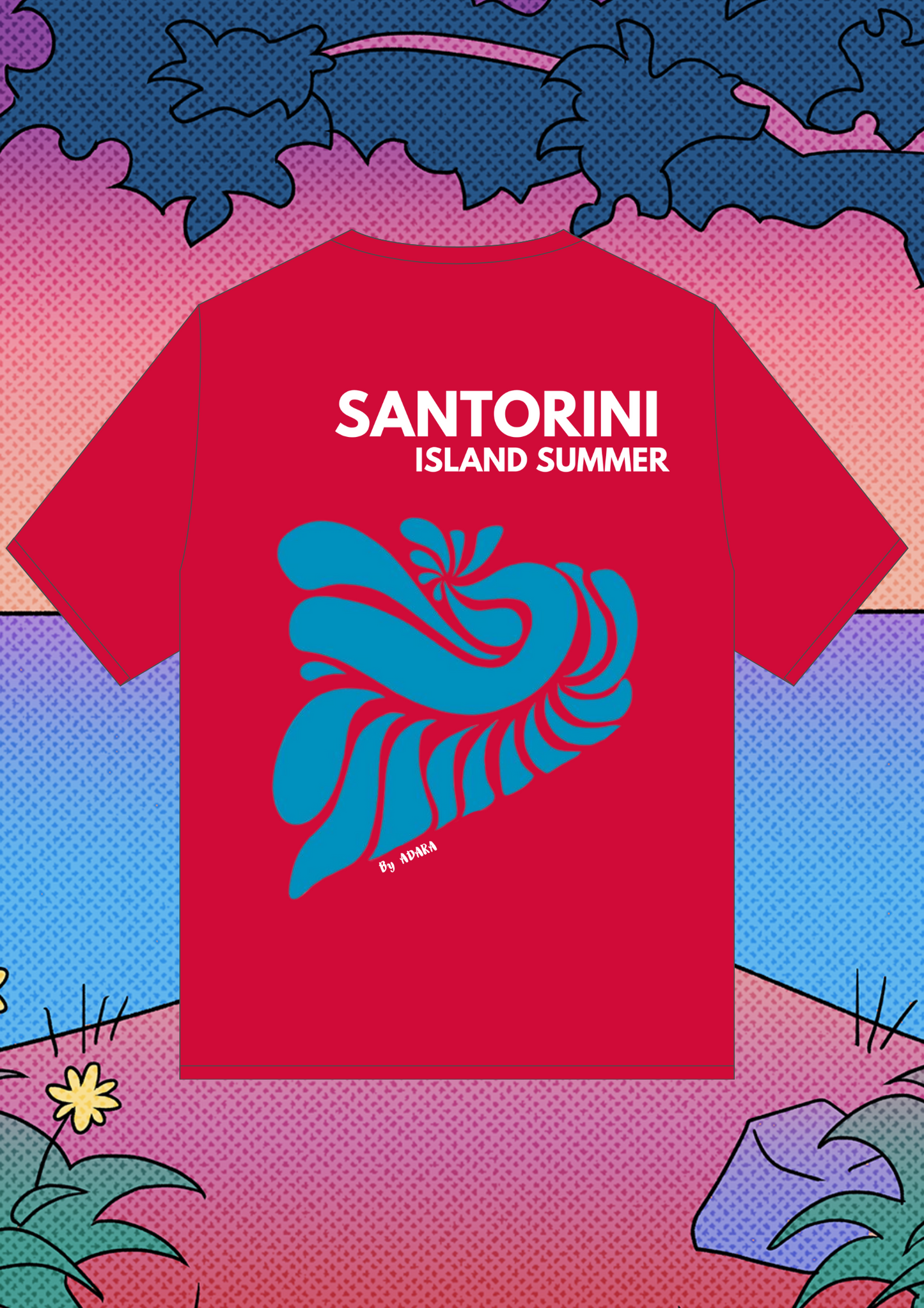 Tee shirt SANTORINI