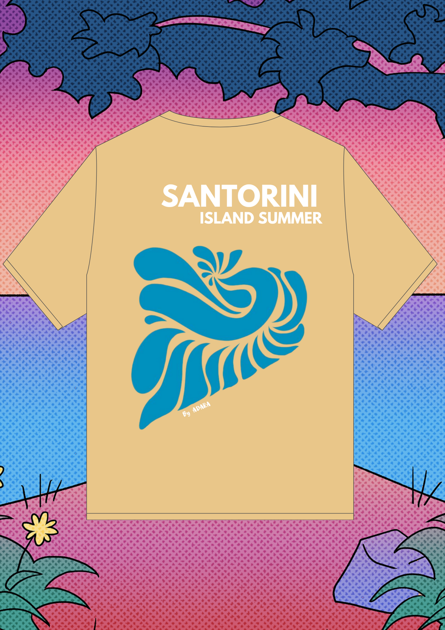 Tee shirt SANTORINI
