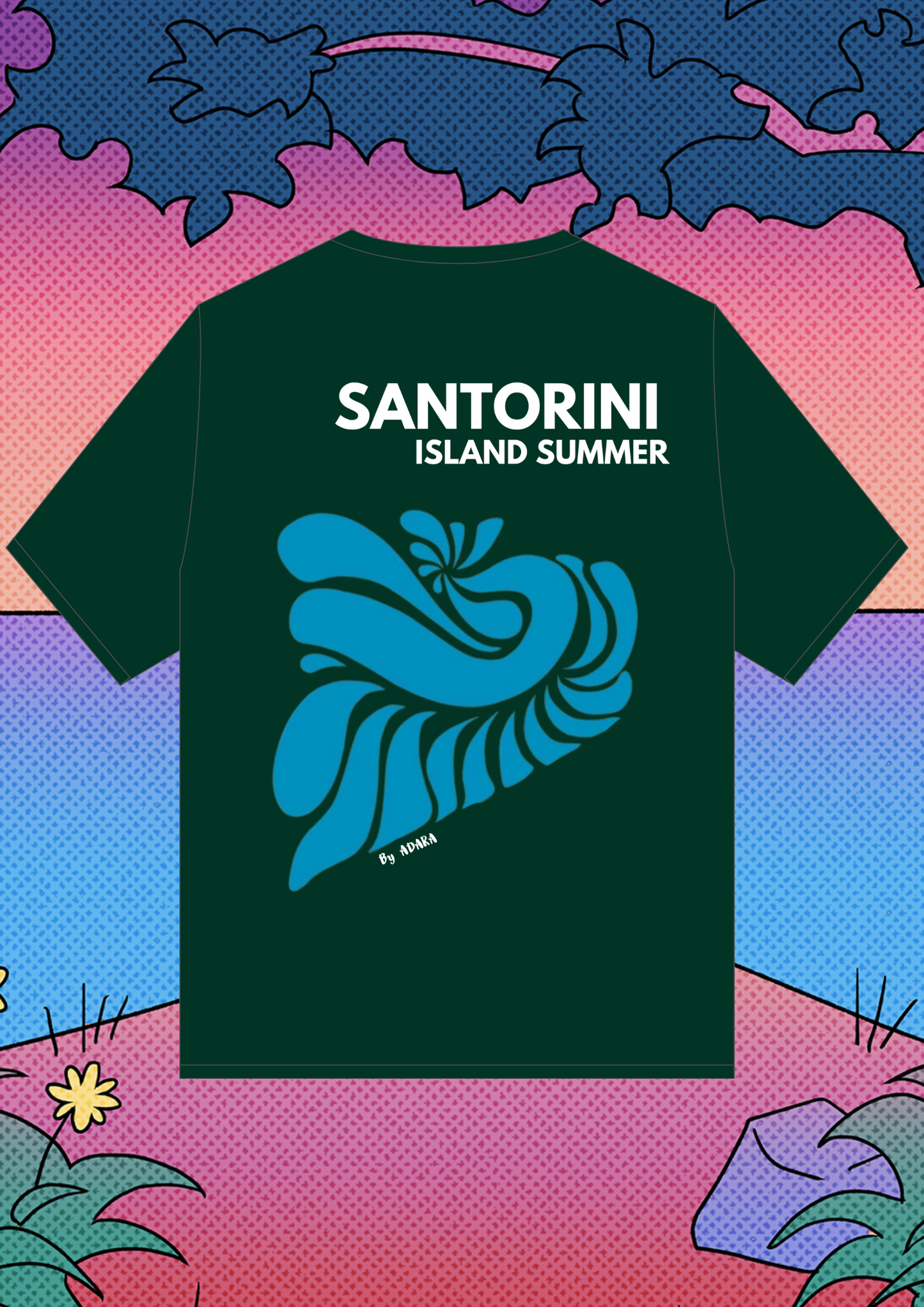 Tee shirt SANTORINI